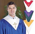 Economical reversible choir stoles in liturgical colors for the church seasons