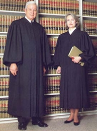 Judicial/officiant robes from The Robe Shop